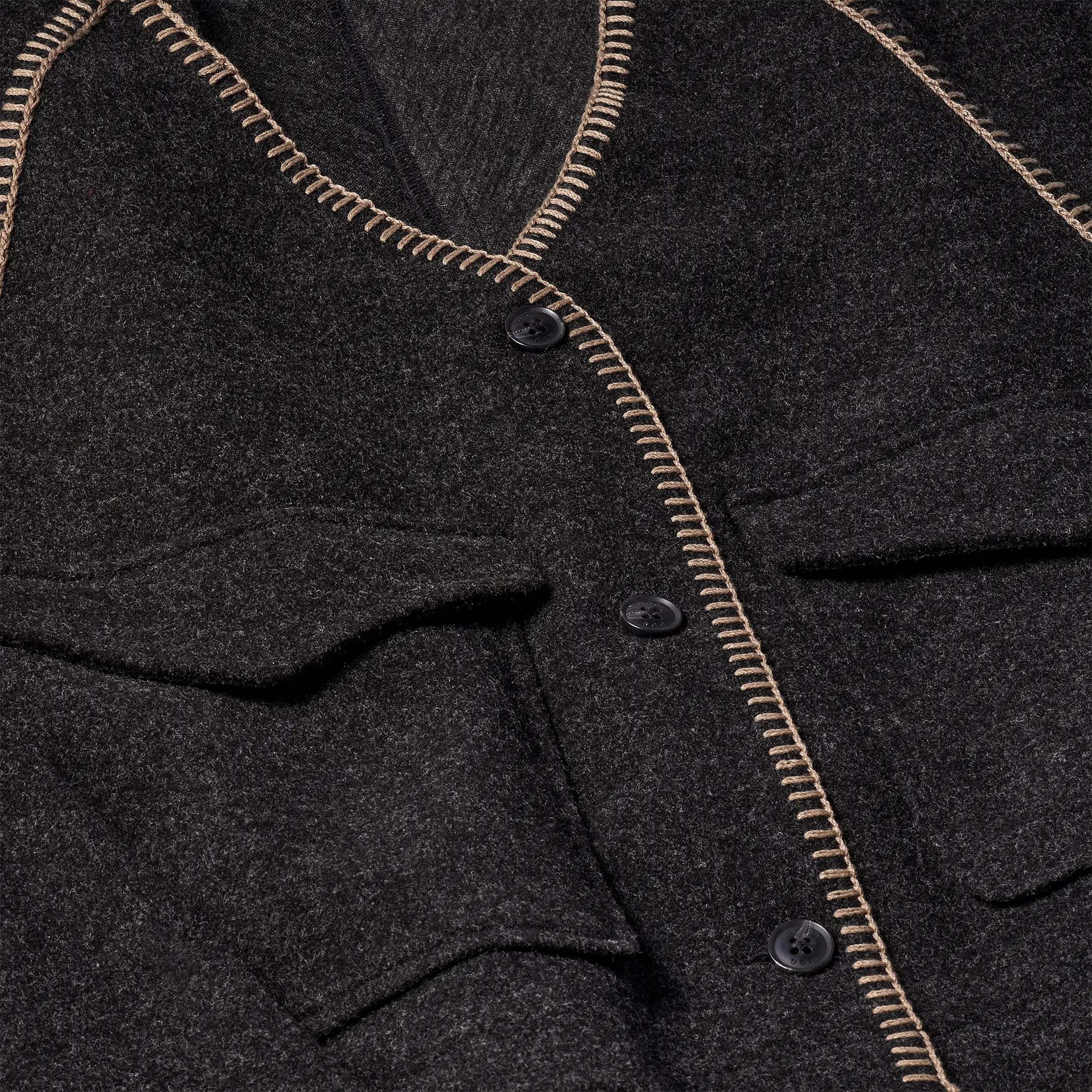 Women's Rina Button-Up Top - BLACK HEATHER