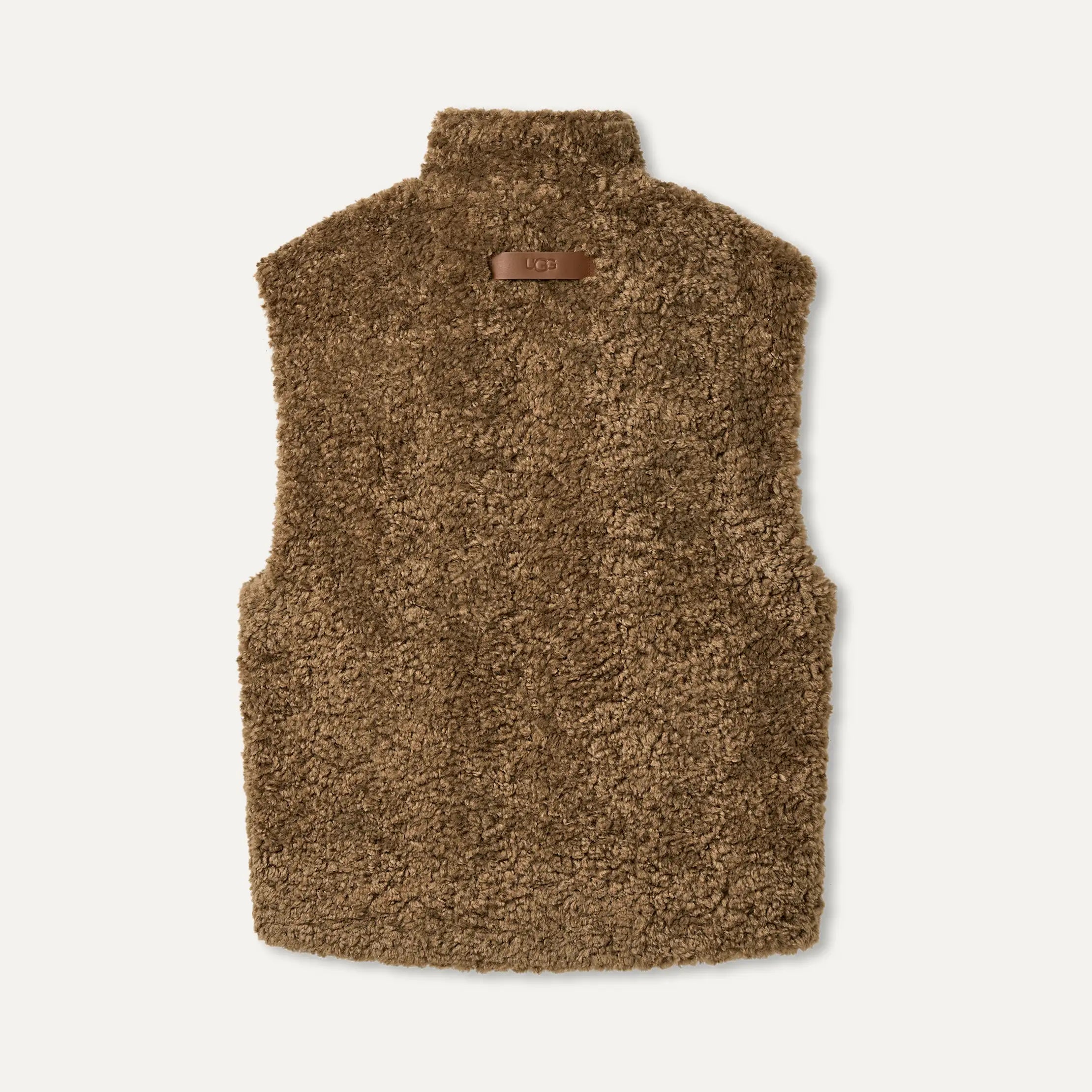Women's Niah Toggle Vest - COFFEE GROUNDS