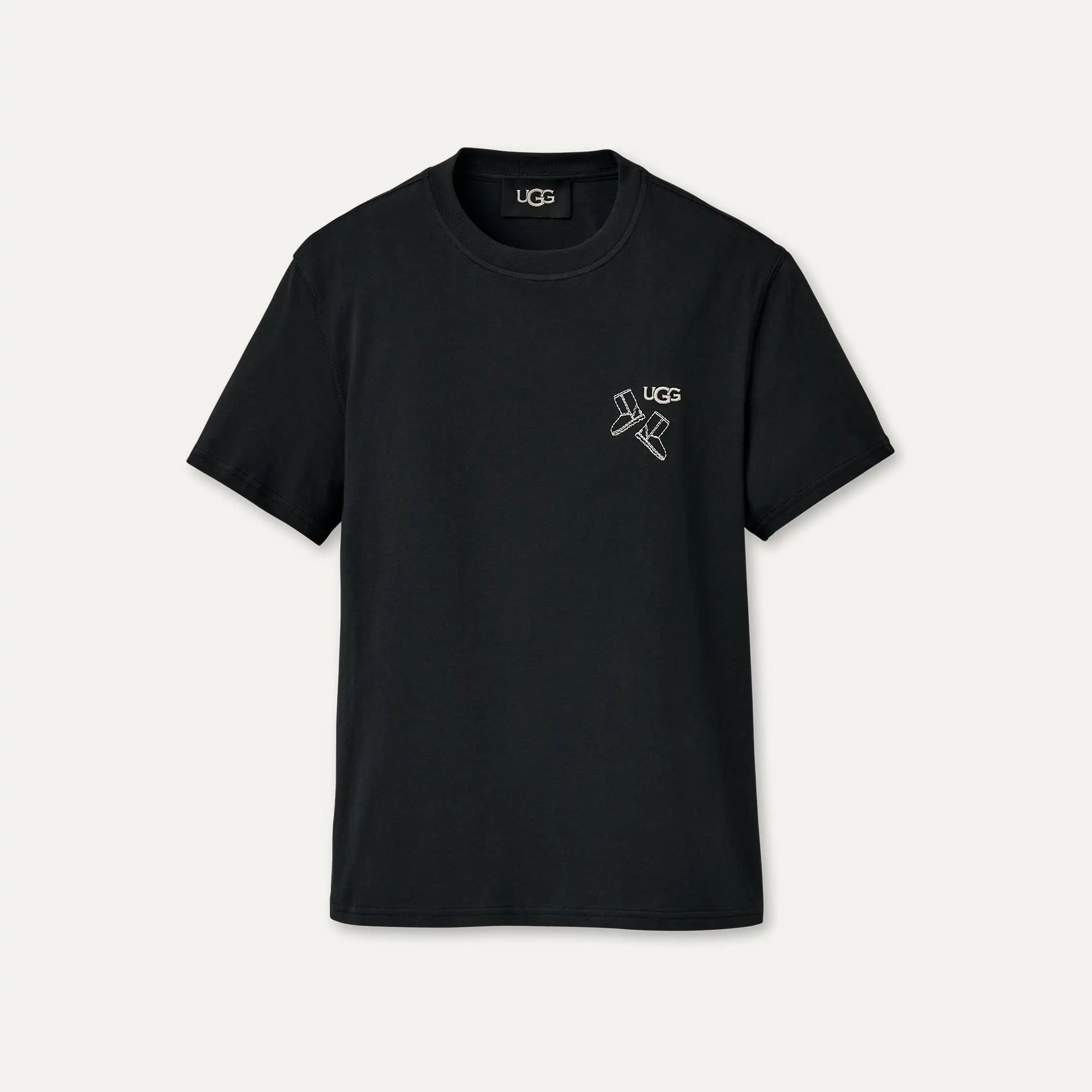 All Gender UGG Classic Boot Tee - BLACK