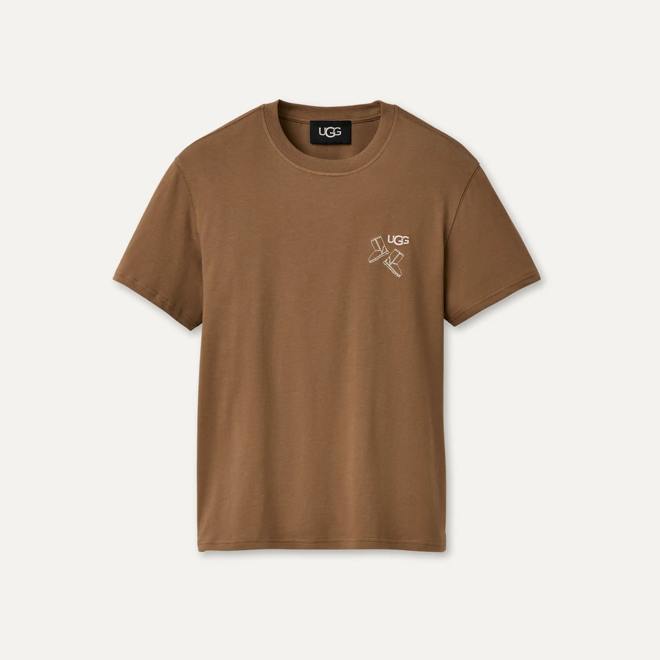 All Gender UGG Classic Boot Tee - COFFEE GROUNDS