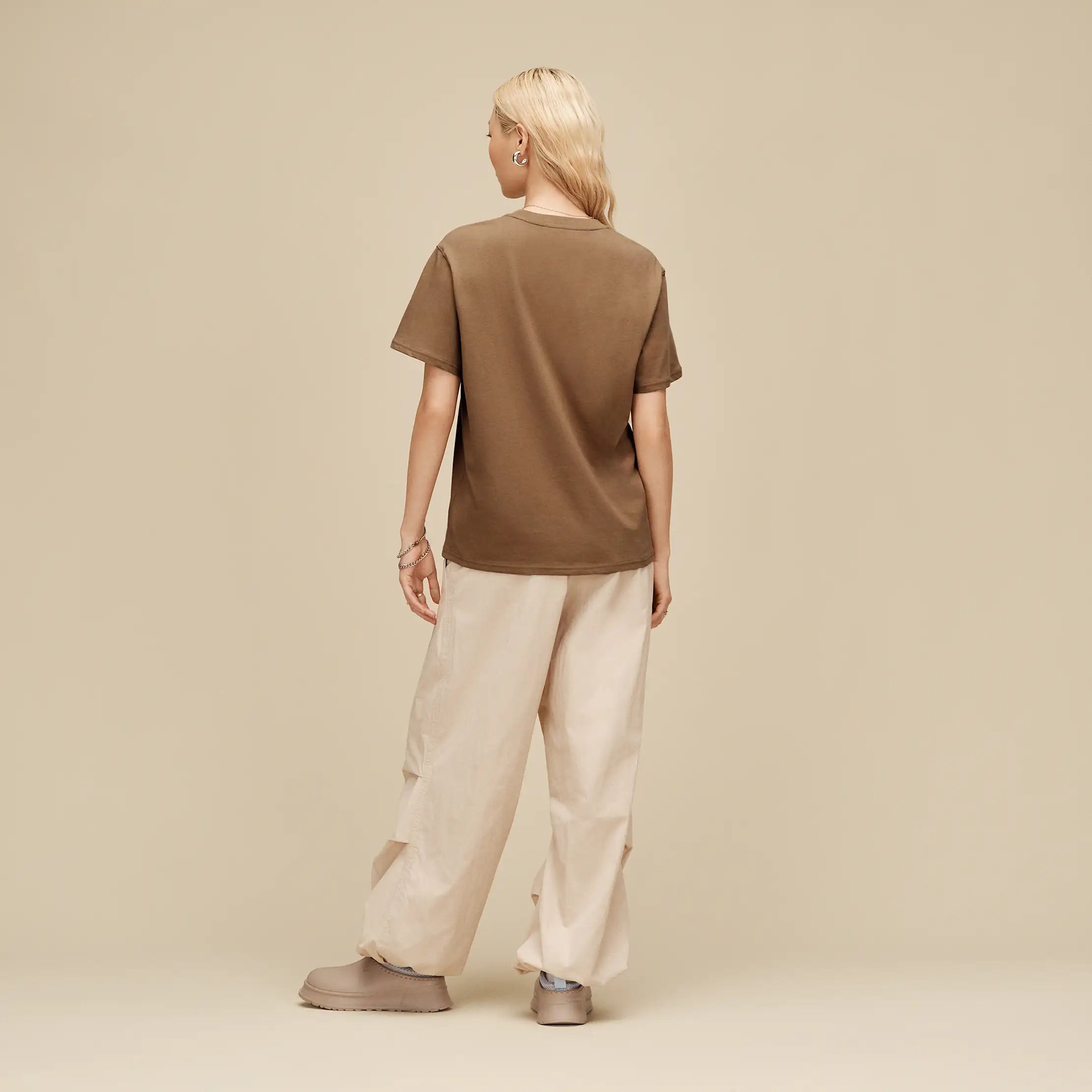 All Gender UGG Classic Boot Tee - COFFEE GROUNDS