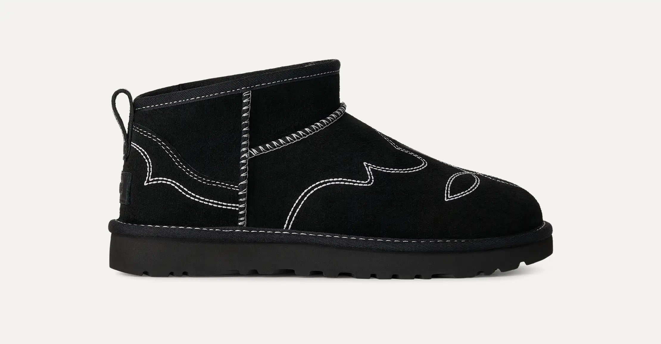 Women's Classic Ultra Mini Western - BLACK
