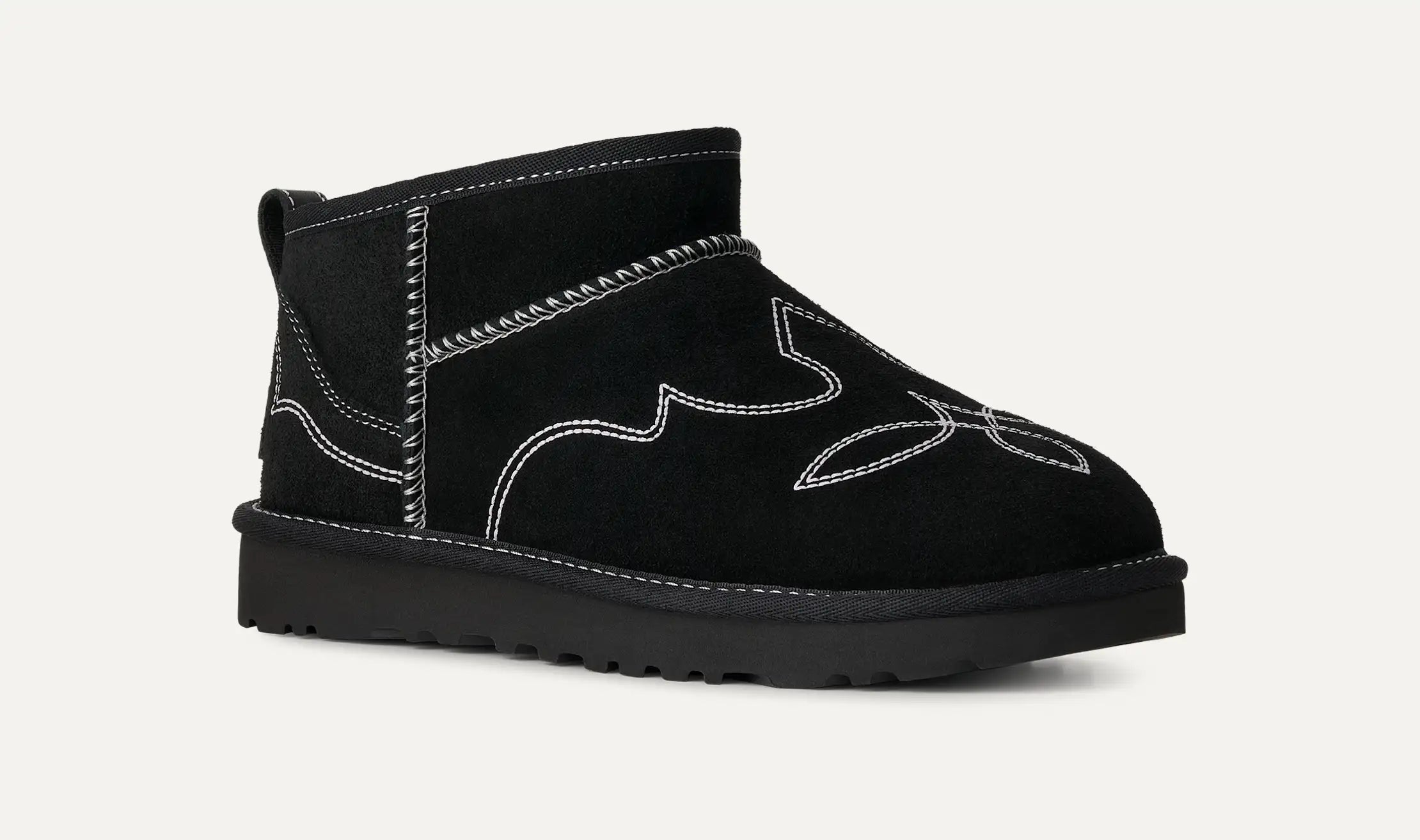 Women's Classic Ultra Mini Western - BLACK