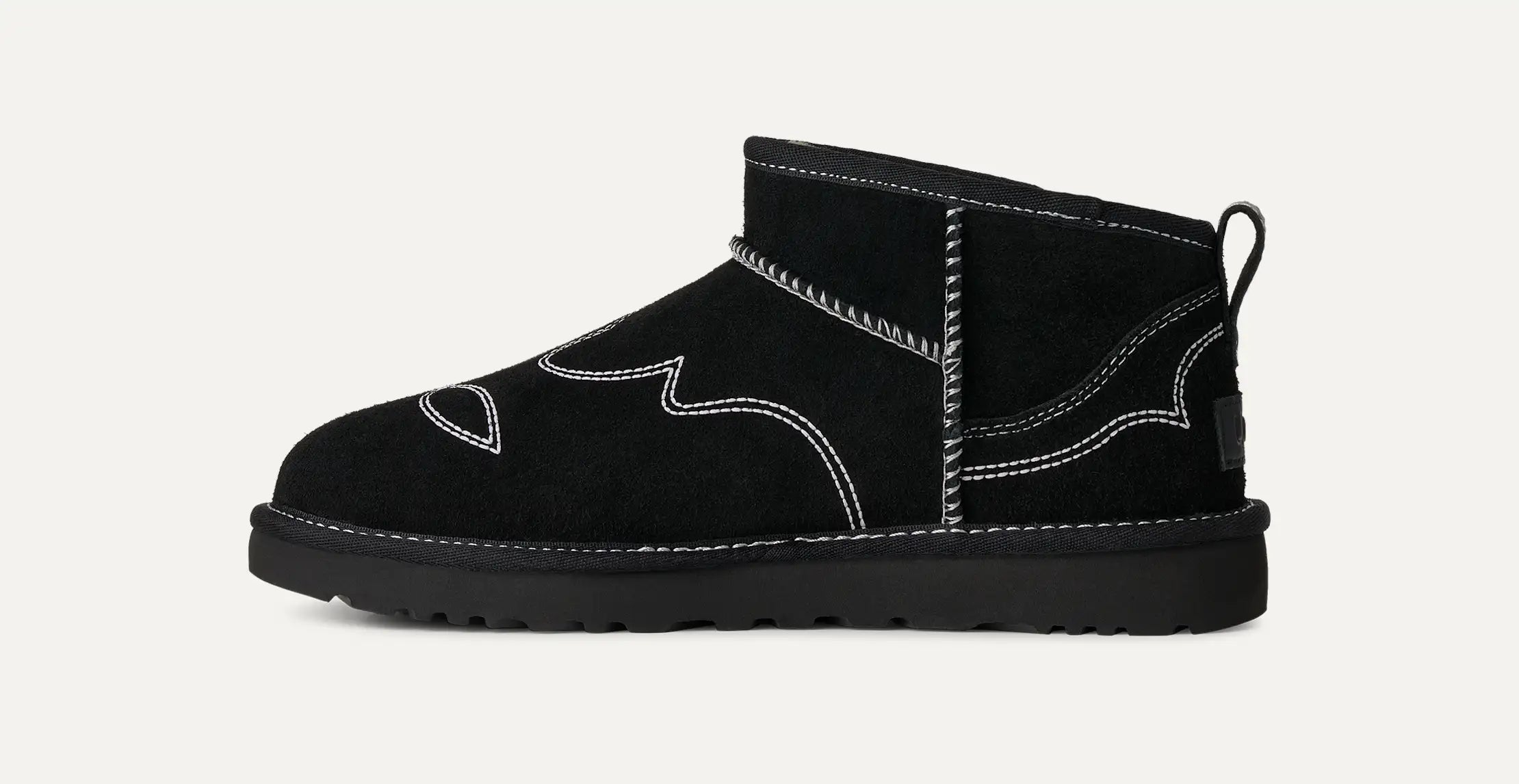 Women's Classic Ultra Mini Western - BLACK
