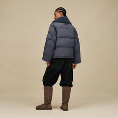 Women's Wylda Puffer Jacket - EVE BLUE