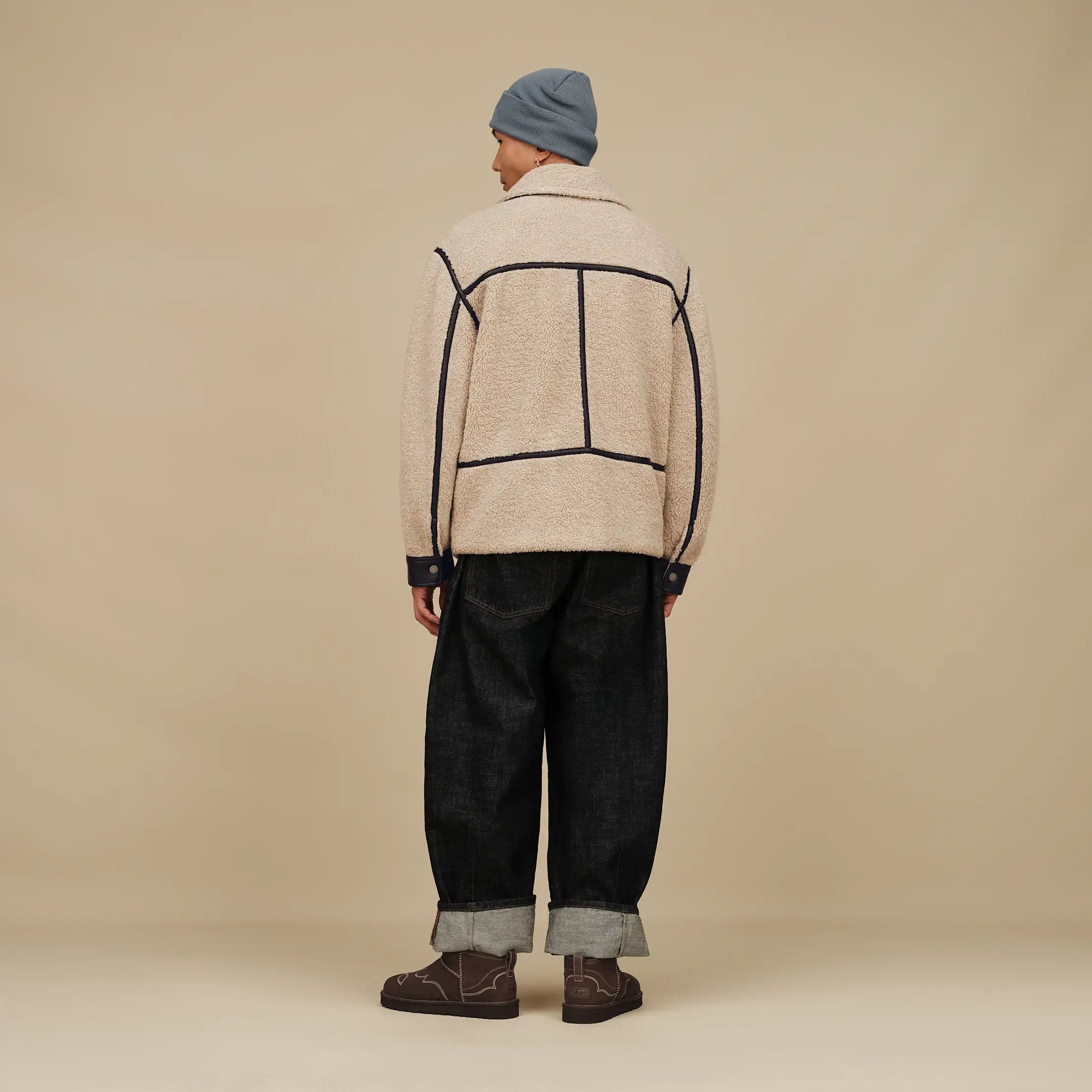 Men's Quinley Jacket - BLUFF / BLACK