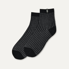 Women's Plora Shimmer Quarter - BLACK