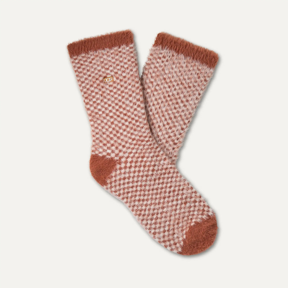 Men's Brevin 3/4 Crew - AUTUMN SEPIA / VANILLE CHECK
