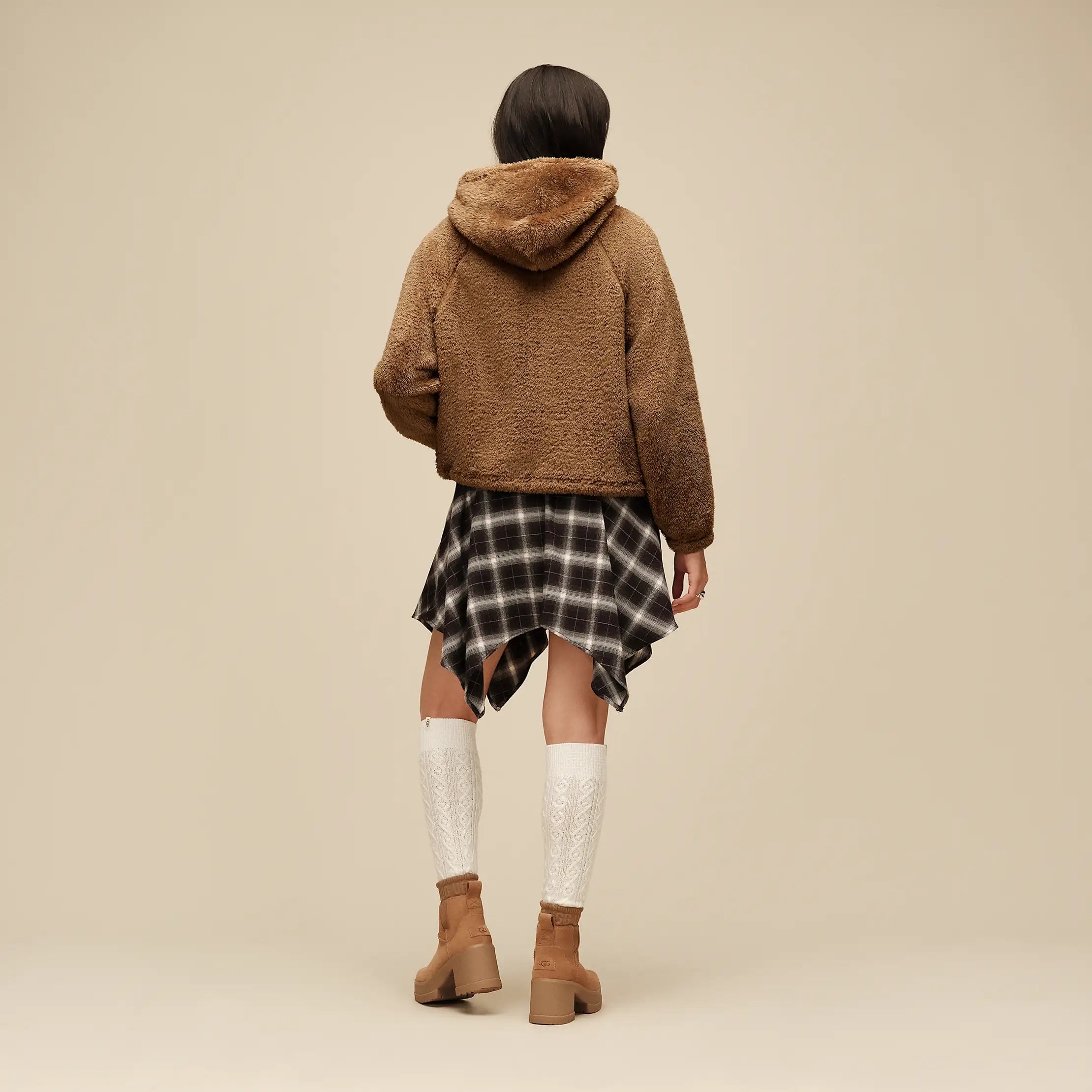 Women's Rensa Cable Knit Knee High - CREAM