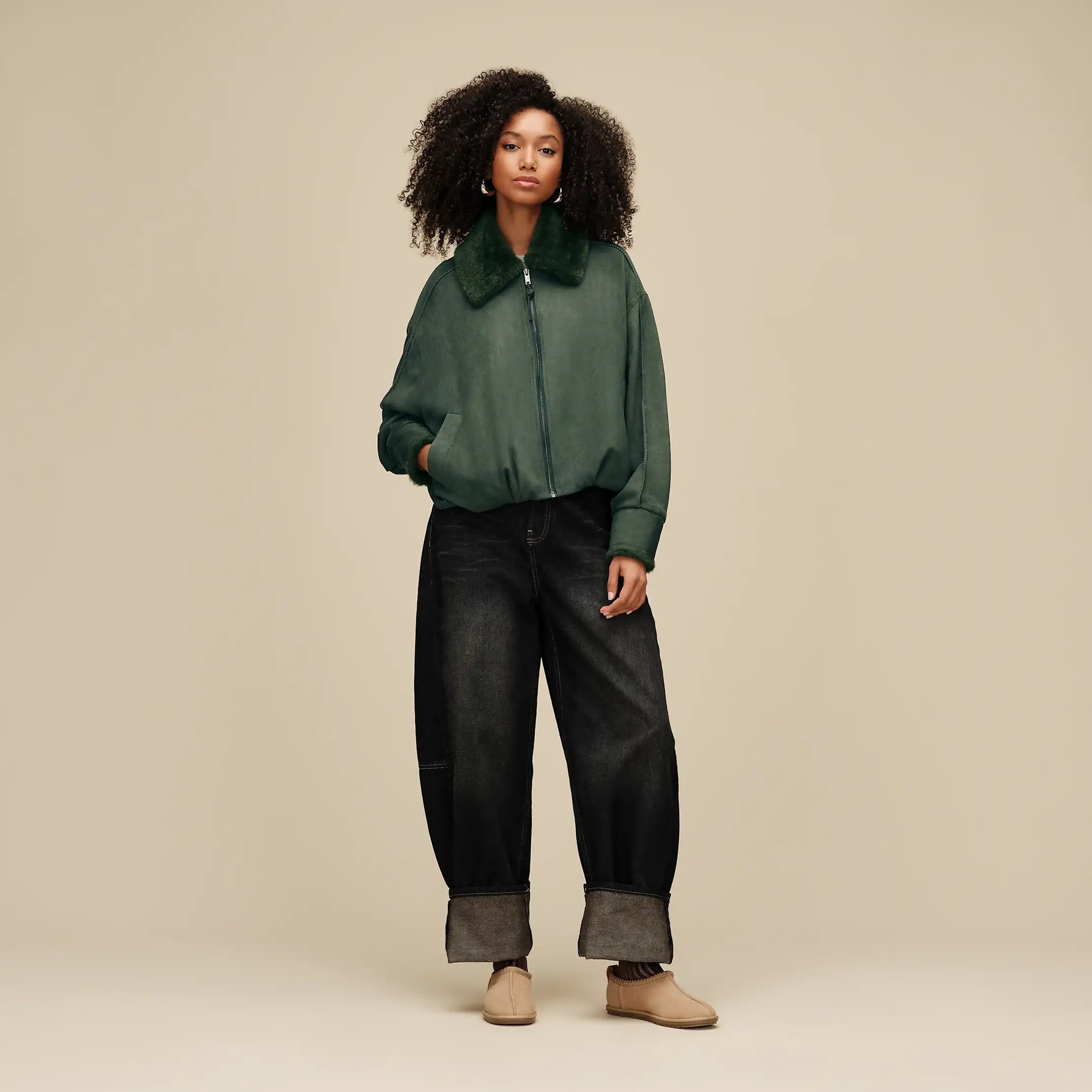 Women's Coleta Bubble Jacket - ARUGULA