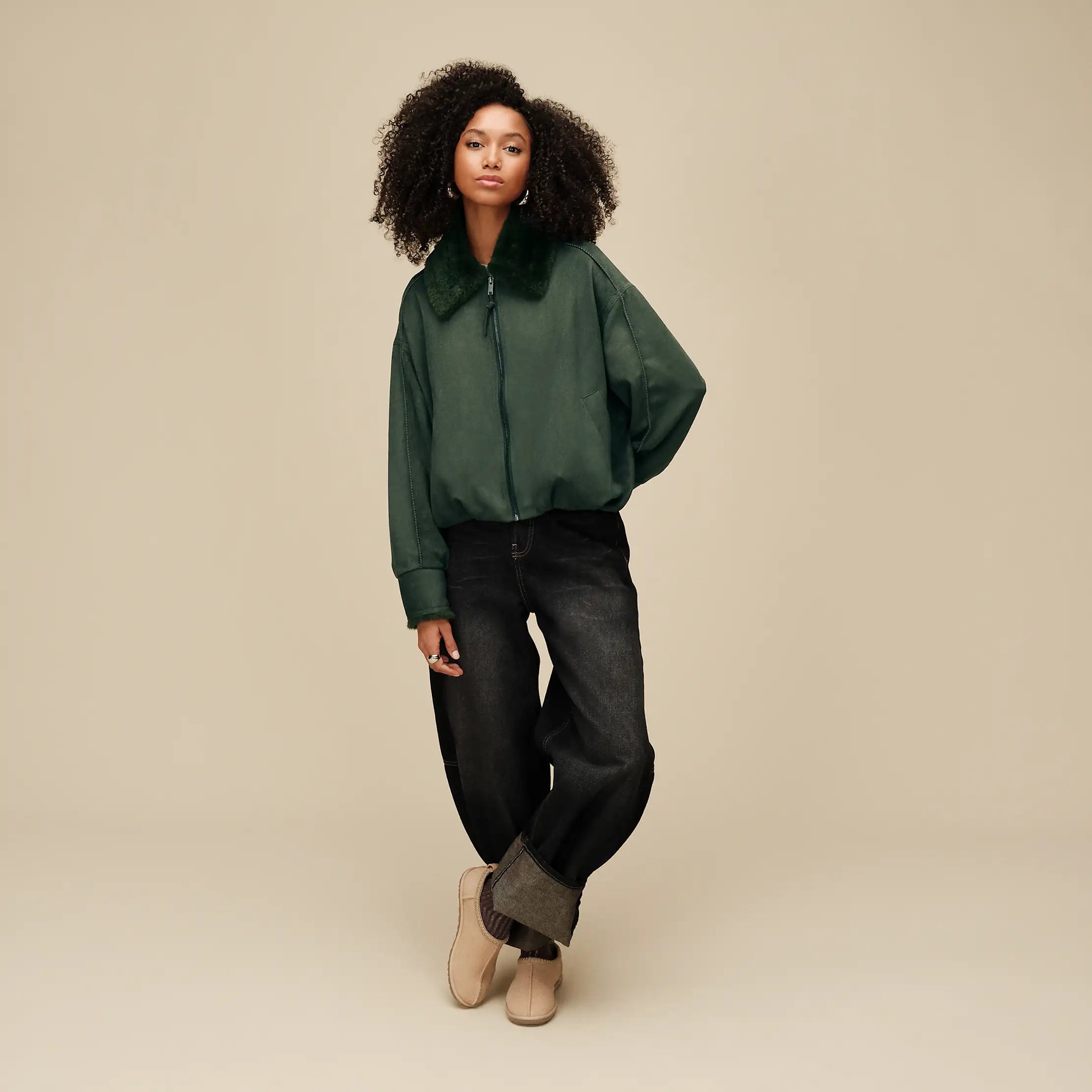 Women's Coleta Bubble Jacket - ARUGULA