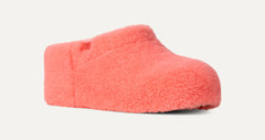 Women's Enwrap Fluffed Clog - ORANGE GERBERA