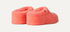 Women's Enwrap Fluffed Clog - ORANGE GERBERA