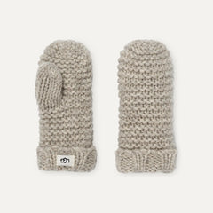 Toddlers / Big Kids' Knit Mitten & Hat Set - LIGHT GREY