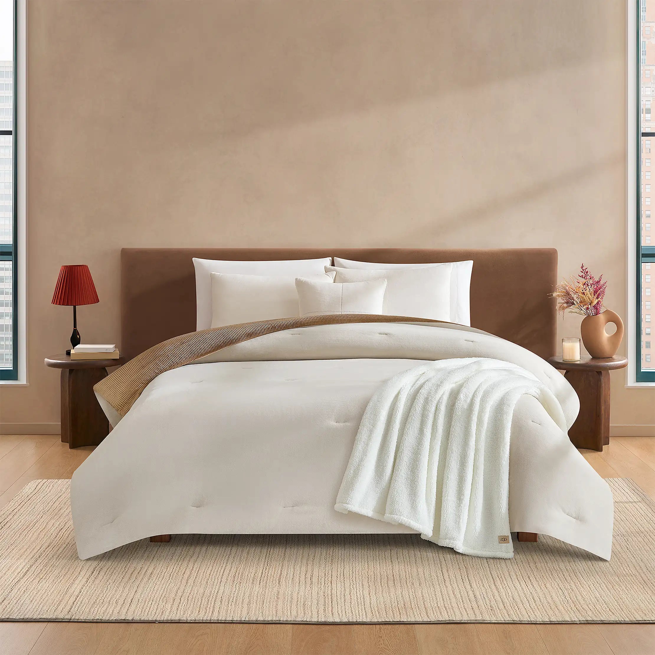 Home Brody Comforter Set F/Q - CHESTNUT