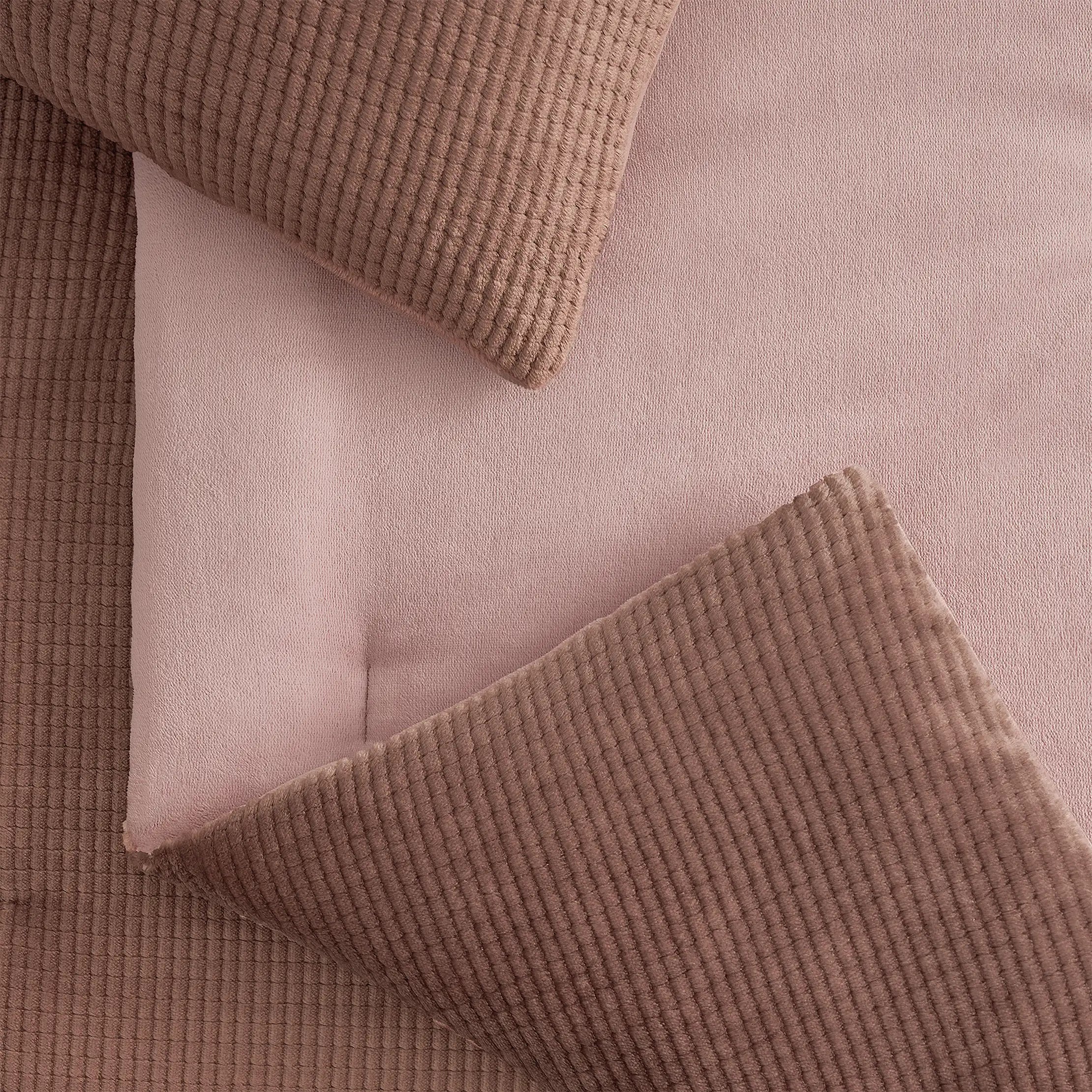 Home Brody Comforter Set F/Q - ROSEWOOD