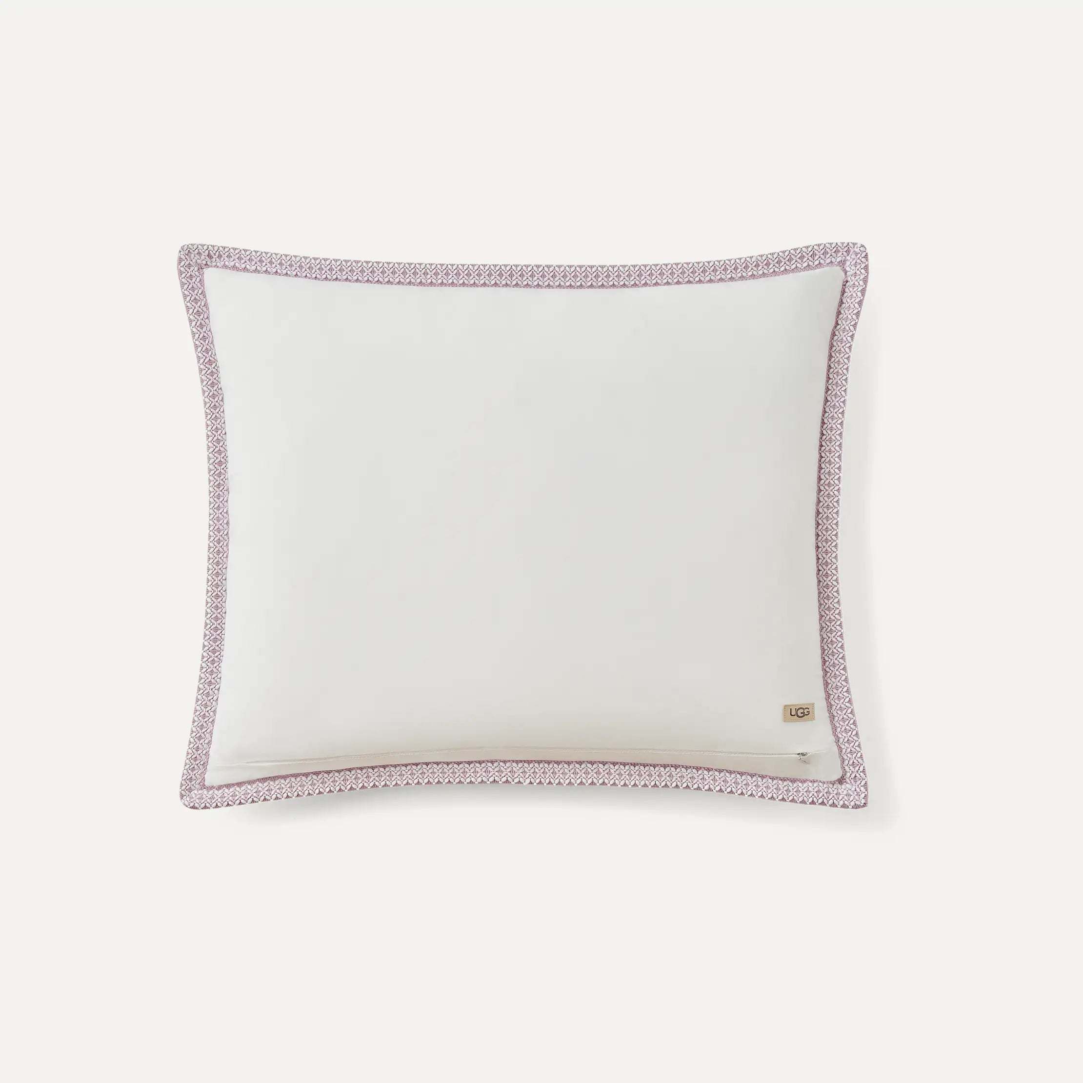 Home Devon UGGbraid Quilt Set T/TXL - SNOW / DUSTY ORCHID