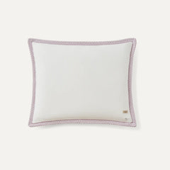 Home Devon UGGbraid Quilt Set T/TXL - SNOW / DUSTY ORCHID