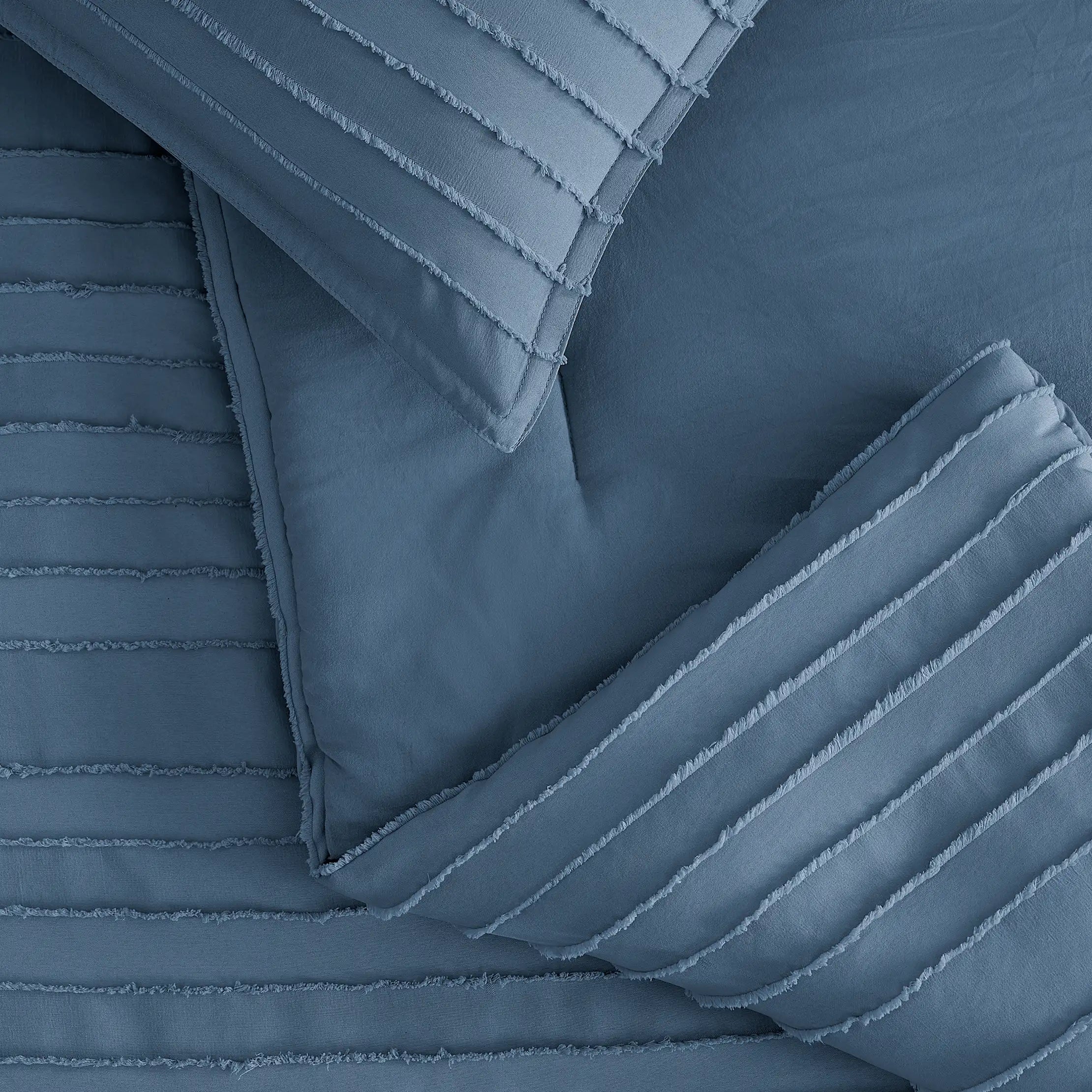 Home Devon Texture Comf Set King - TAHOE BLUE