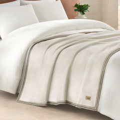 Home Kirkwood UGGbraid Throw 50X70 - MUSTARD SEED