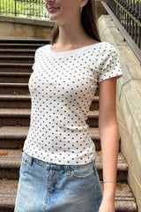 Ginny Polka Dot Top