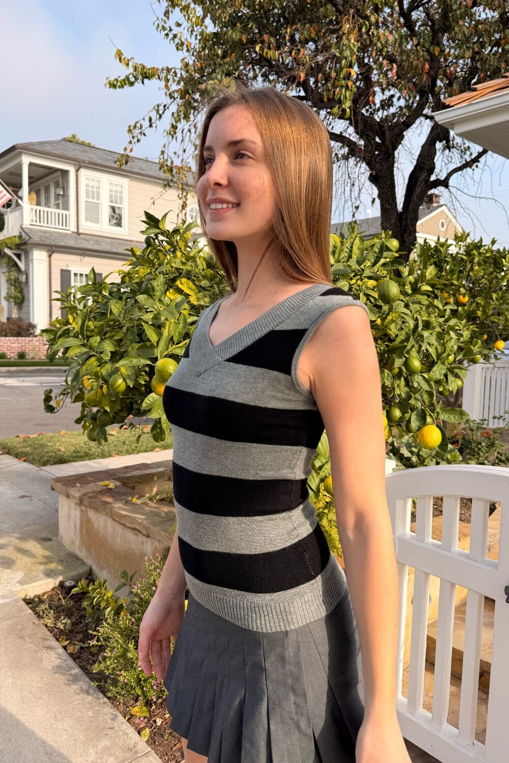 Amira Stripes Top
