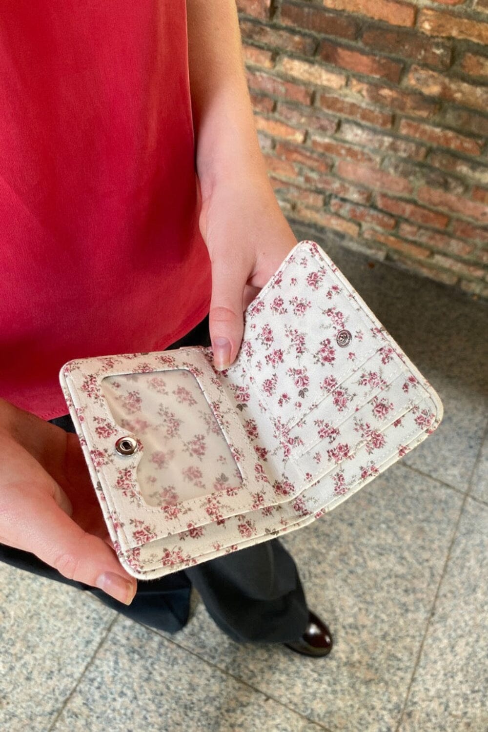 Floral Card Case