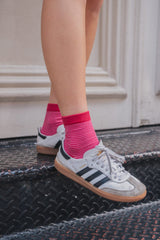 Red with and Pink Stripes