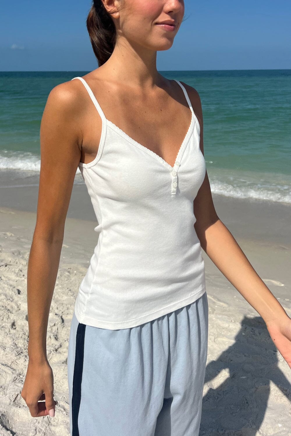 Lorene Button Top